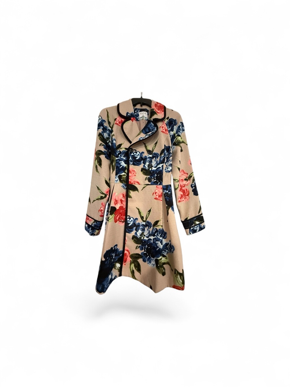 Elle Floral Trench Rain Coat